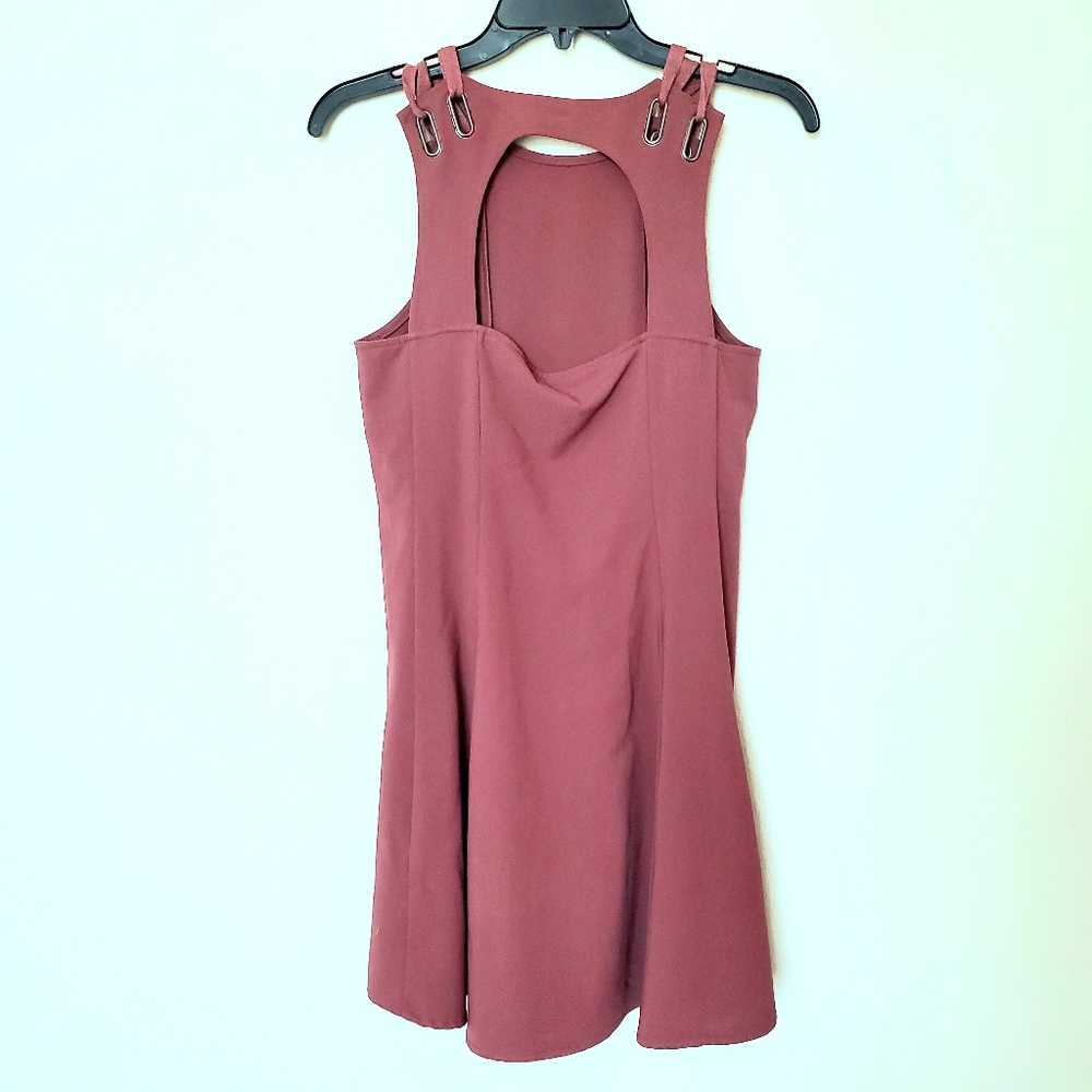 FREE PEOPLE Baby Love Dress in Rust Red - Picture 4 of 4